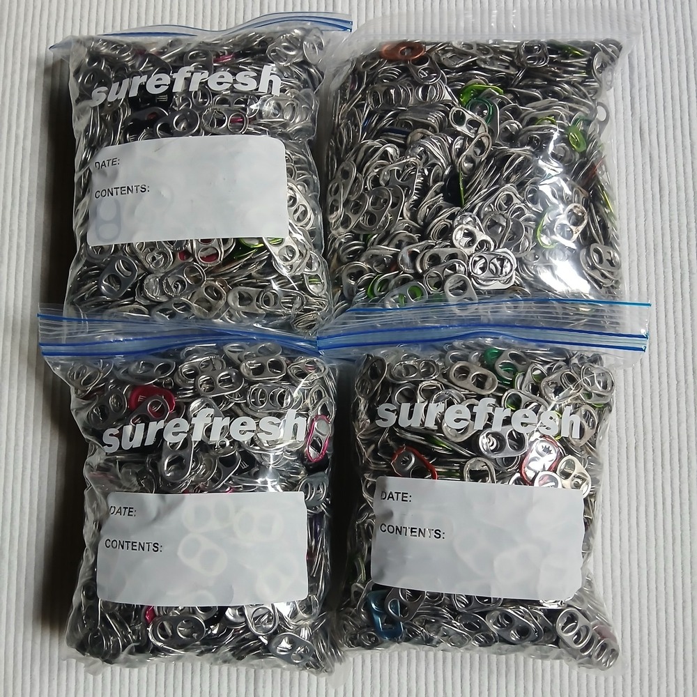 6200 Aluminum Pull Tabs POP COKE BEER SODA TABS TOPS ALUMINUM CAN